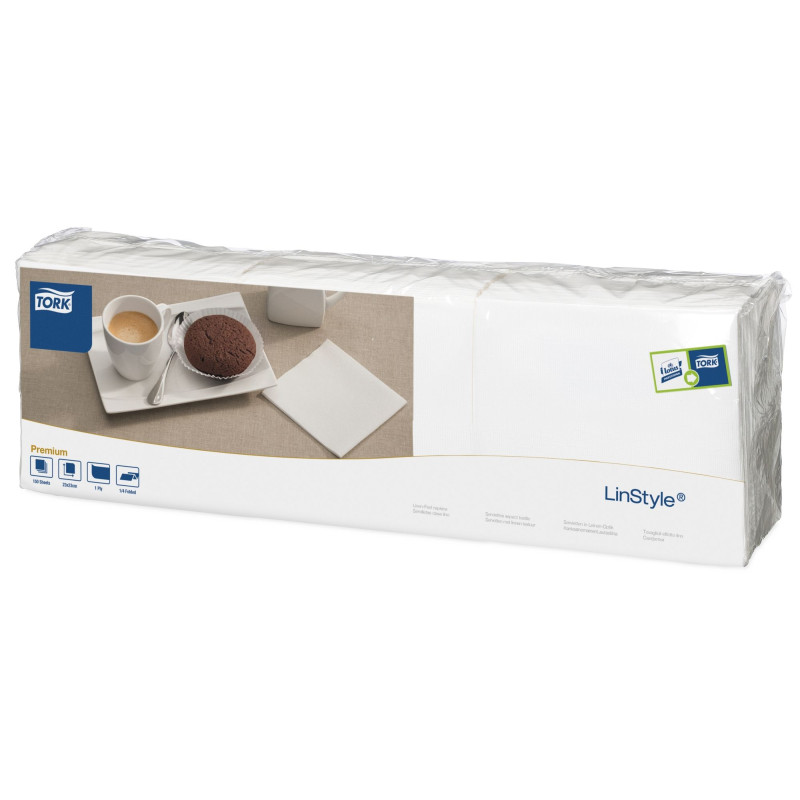 Tovaglioli Tork Linstyle Cocktail Napkins -Tov-bianco