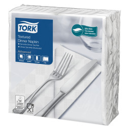 Tork Dinner Tovagliolo Textured Goffrati P/8 1200 Pcs-Tov-bianco