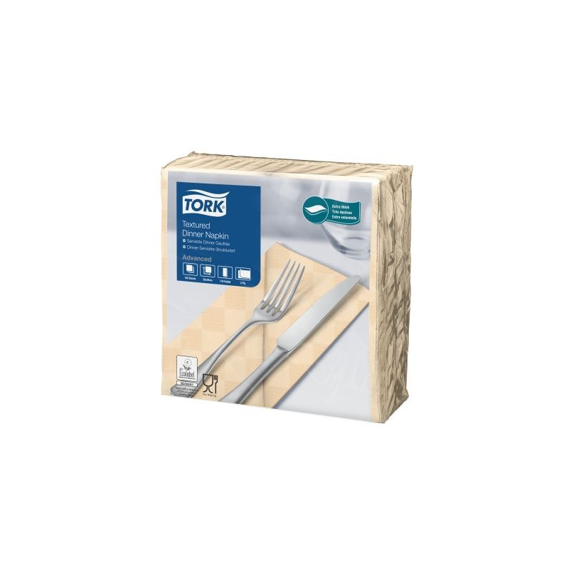 Tork Dinner Tovagliolo Textured Goffrati P/8 1200 Pcs-Tov-sabbia