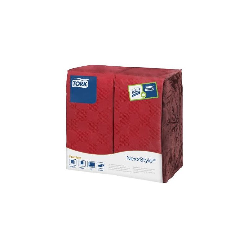 Tork Dinner Tovagliolo Textured Goffrati P/8 1200 Pcs-Tov-bordeaux