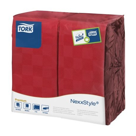 Tork Dinner Tovagliolo Textured Goffrati P/8 1200 Pcs-Tov-bordeaux