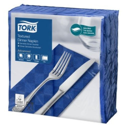 Tork Dinner Tovagliolo Textured Goffrati P/8 1200 Pcs-Blu