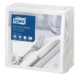 Tork Dinner Tovaglioli 3Veli P/4  1.200 Pcs-Tov-bianco