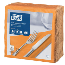Tork Dinner Tovaglioli 3Veli P/4  1.200 Pcs-TOrange