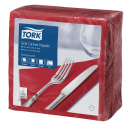 Tork Dinner Tovaglioli 3Veli P/4  1.200 Pcs-Tov-bordeaux