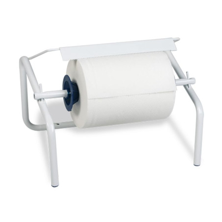 Dispenser a Muro / Tavolo in Tubo Metallico Per Bobine a Rotolo e Ad Estrazione Interna