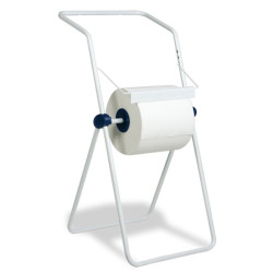 Dispenser a Terra C/Portasacco in Tubo Metallico Per Bobine a Rotolo e Ad Estrazione Interna