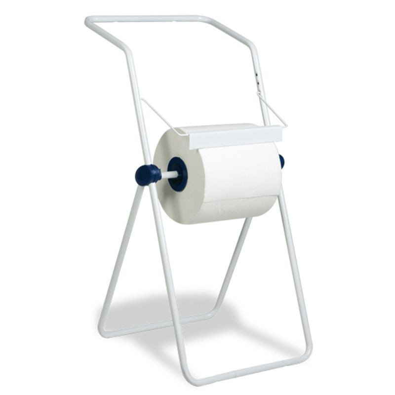 Dispenser a Terra C/Portasacco in Tubo Metallico Per Bobine a Rotolo e Ad Estrazione Interna