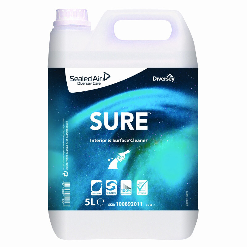 SURE Interior & Surface Cleaner Detergente multiuso 5 Lt