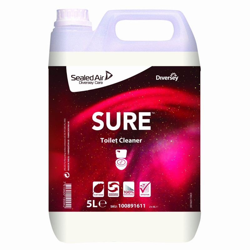 SURE Toilet Cleaner 5Lt Detergente per WC e orinatoi 