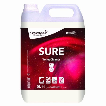 SURE Toilet Cleaner 5Lt Detergente per WC e orinatoi 