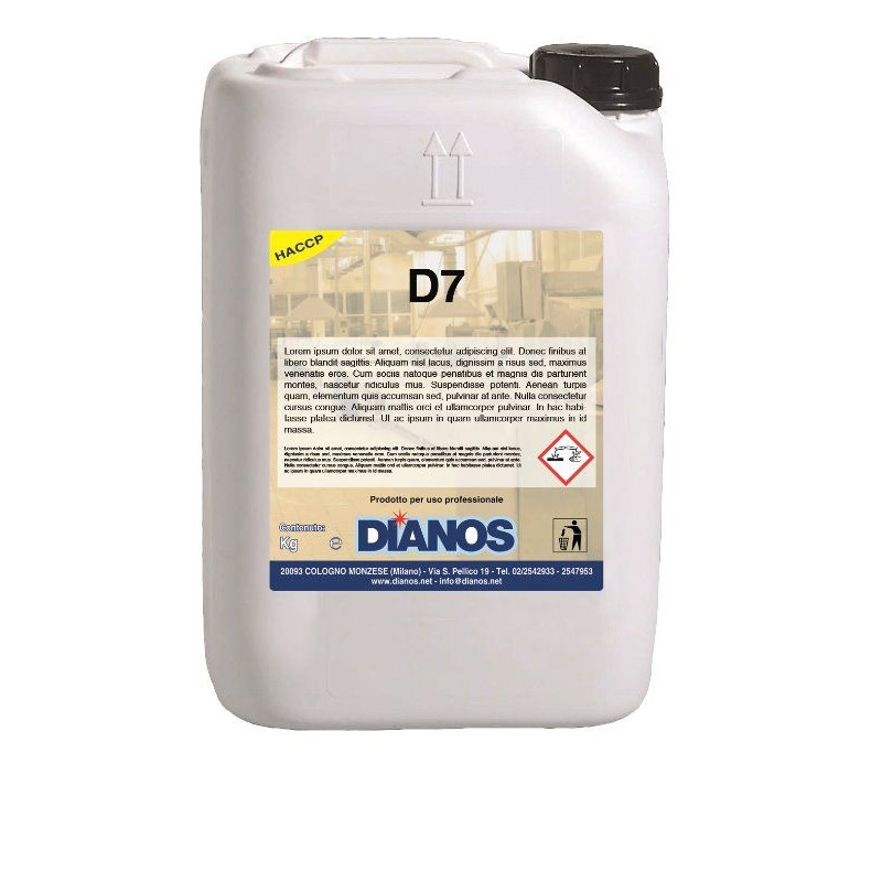 D7 - Detergente HACCP 10 Lt