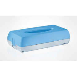 Caresse - Distributore porta Veline di carta-Azzurro