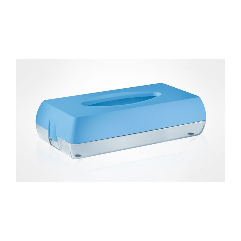 Caresse - Distributore porta Veline di carta-Azzurro