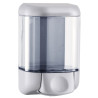 Dispenser Sapone Liquido a Pulsante Lt 1.0-Satinato/trasparente