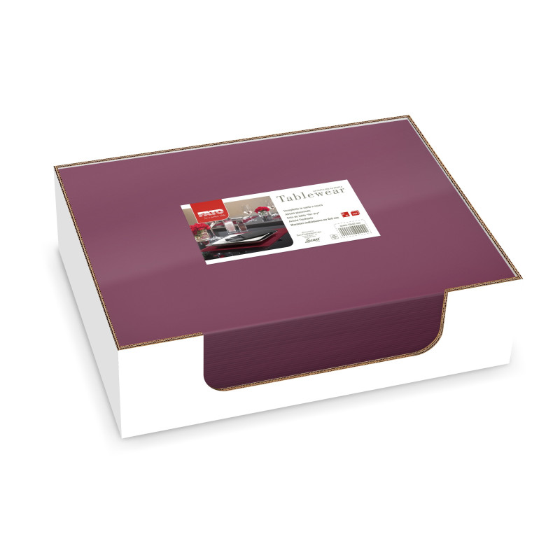 Tovaglietta Airlaid Formato 30x40-Bordeaux