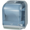 Dispenser elettronico per carta asciugamani in rotolo-Satinato/trasparente