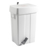 Pattumiere a pedale in plastica