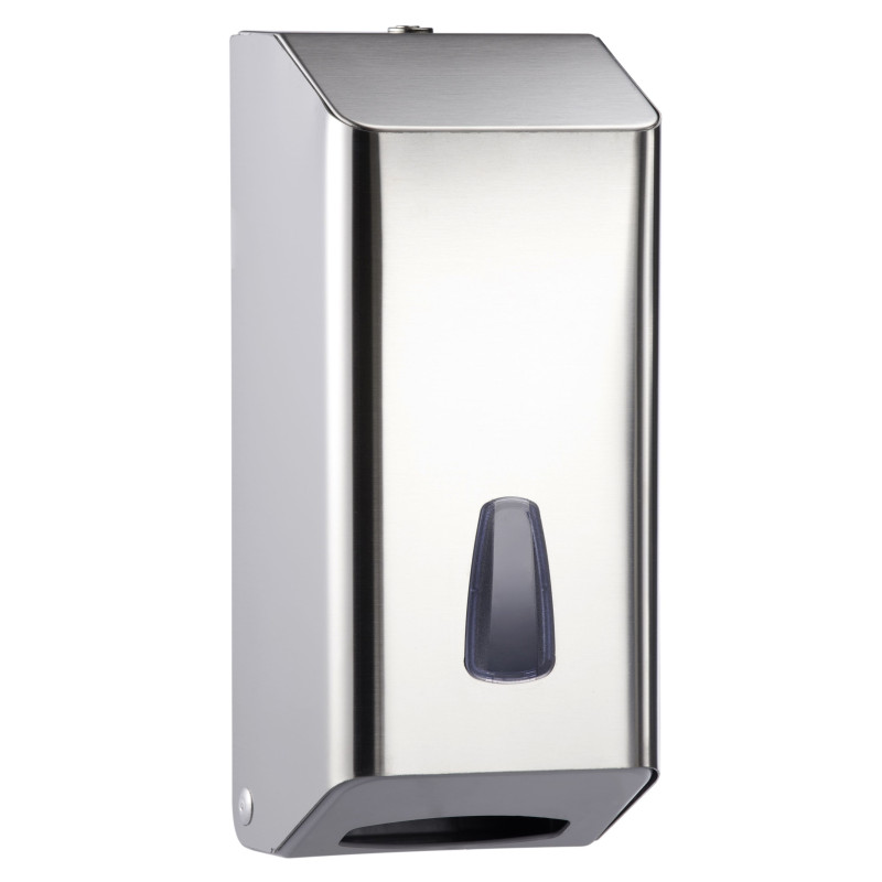 Dispenser carta igienica interfogliata INOX 18/10