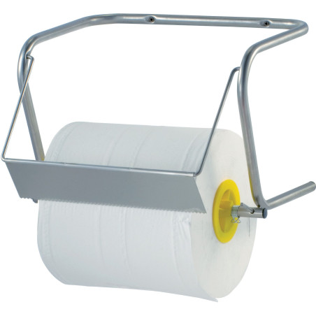 Supporto a muro per rotolo industriale Inox 18/10