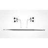 Portalenzuolo medico  a muro  INOX 18/10