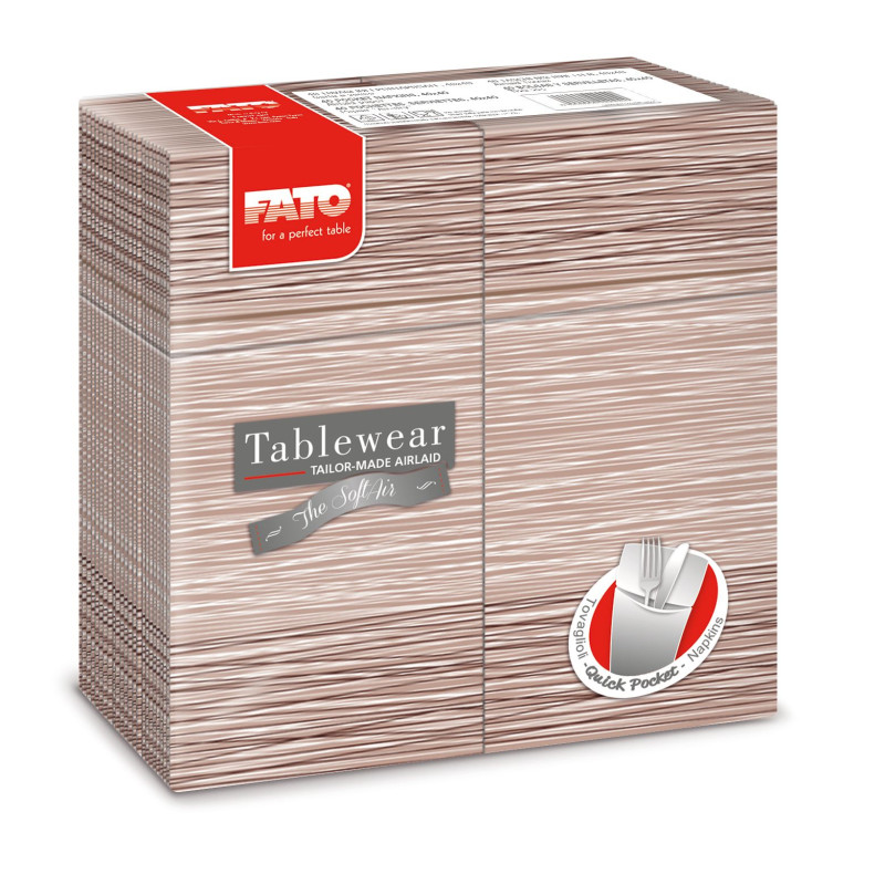 Tovagliolo in Airlaid-  Linea  Millerighe 40 x 40