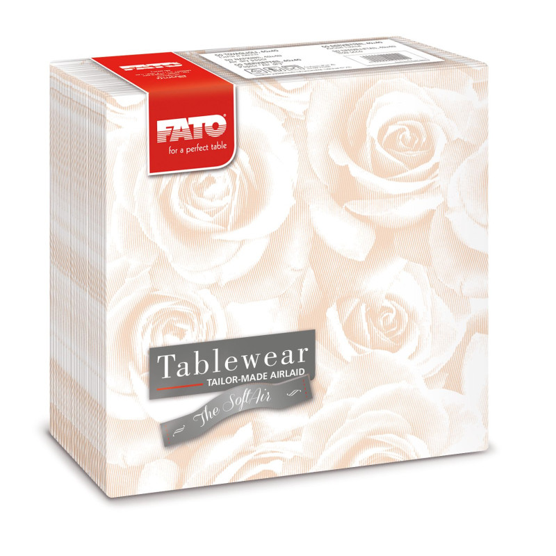 Tovagliolo in Airlaid-  Linea  Rose 40 x 40