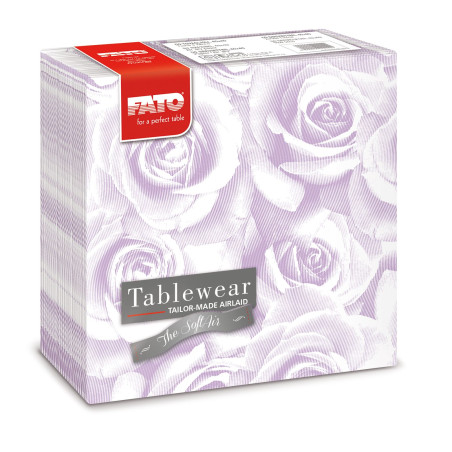 Tovagliolo in Airlaid-  Linea  Rose 40 x 40