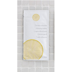 SALVIETTONA IN BUSTA TNT DI ACCOPPIATO CARTA BIANCA  CON PROFUMO  AL LIMONE- Linea NEUTRA