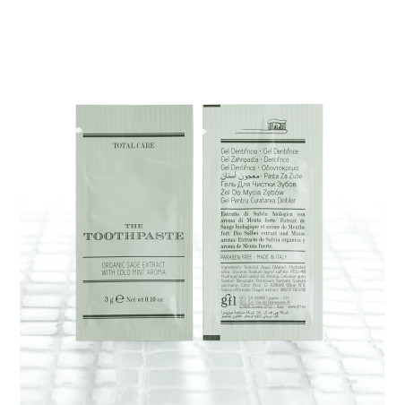GEL DENTIFRICIO BUSTINA 3GR 4,5 x 9 CM LINEA NEUTRA