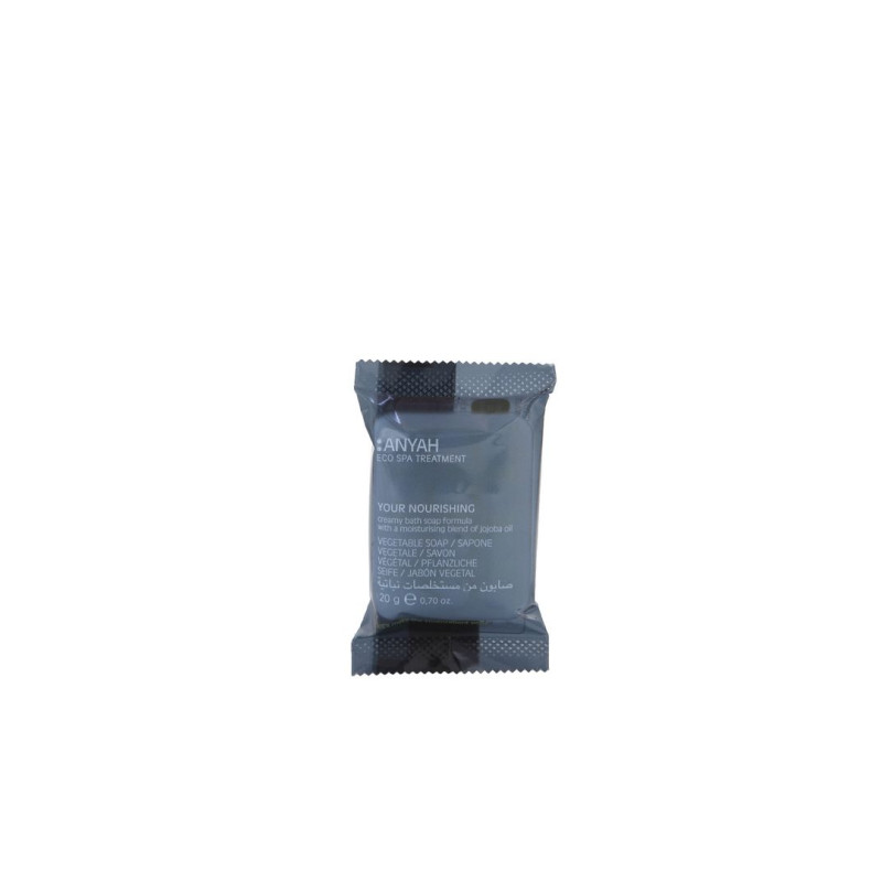 SAPONETTA VEGETALE MASSAGGIANTE 20 Gr, CON OLIO DI JOJOBA- Linea ANYAH