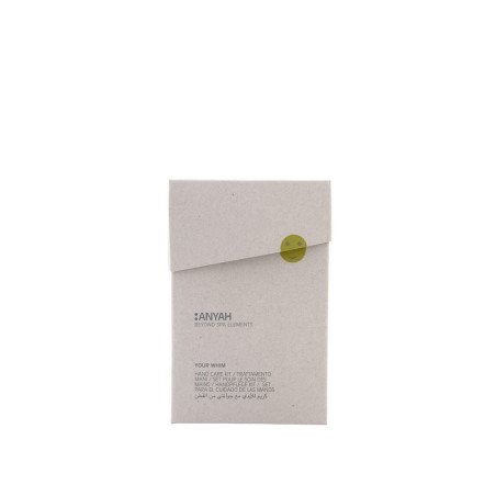 KIT TRATTAMENTO IDRATANTE MANI IN ASTUCCIO DI CARTONE (CREMA MANI VELLUTANTE GUANTI COTONE 