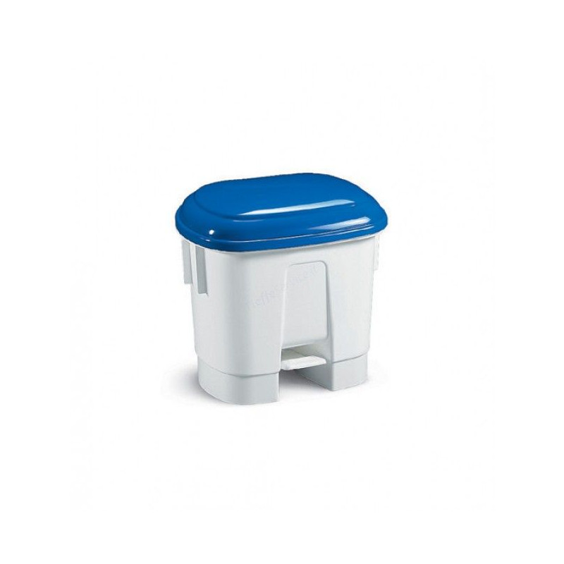Pattumiera Derby LT. 30  Per Raccolta Differenziata c/pedale e coperchio di vari colori-Blu