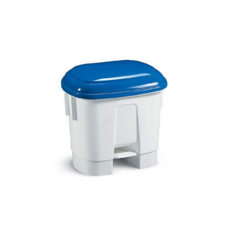 Pattumiera Derby LT. 30  Per Raccolta Differenziata c/pedale e coperchio di vari colori-Blu