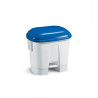 Pattumiera Derby LT. 30  Per Raccolta Differenziata c/pedale e coperchio di vari colori-Blu
