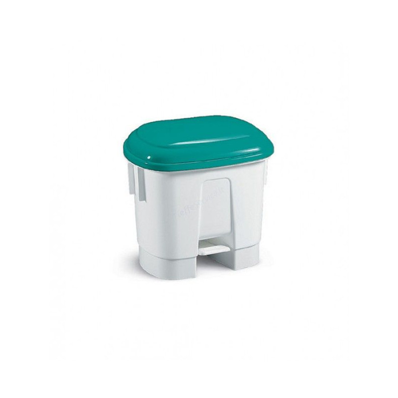 Pattumiera Derby LT. 30  Per Raccolta Differenziata c/pedale e coperchio di vari colori-Verde
