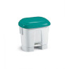 Pattumiera Derby LT. 30  Per Raccolta Differenziata c/pedale e coperchio di vari colori-Verde