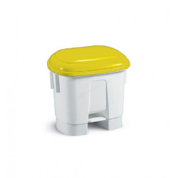 Pattumiera Derby LT. 30  Per Raccolta Differenziata c/pedale e coperchio di vari colori-Giallo