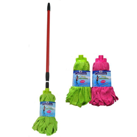 MOP COMPLETO FILO CONTINUO CON MANICO ALLUNGABILE Cm.130