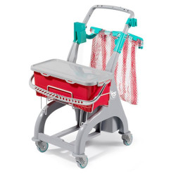 CARRELLO NICK HERMETIC 105 CON SECCHIO LT 20 E PORTASACCO