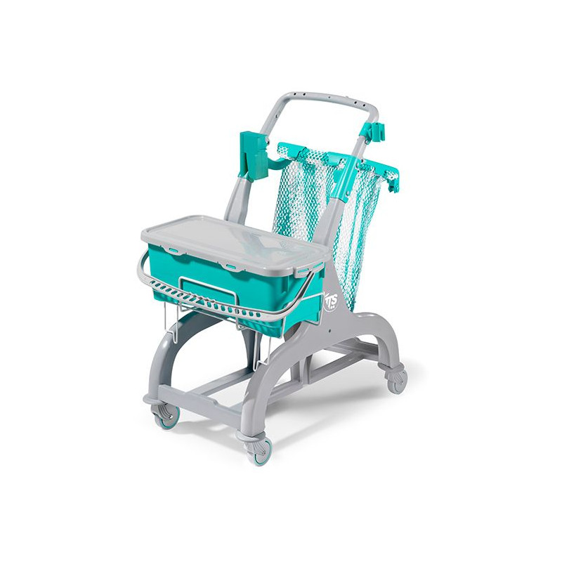 CARRELLO NICK HERMETIC 105 CON SECCHIO LT 20 E PORTASACCO
