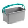 SECCHIO EROY LT. 28 GRIGIO A 2 MANICI S/RUOTE