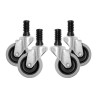 SET RUOTE (4 PZ.) PER SECCHIO EROY