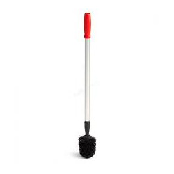 SCOPINO X WC COMPLETO DI MANICO C/MANOPOLA ROSSA
