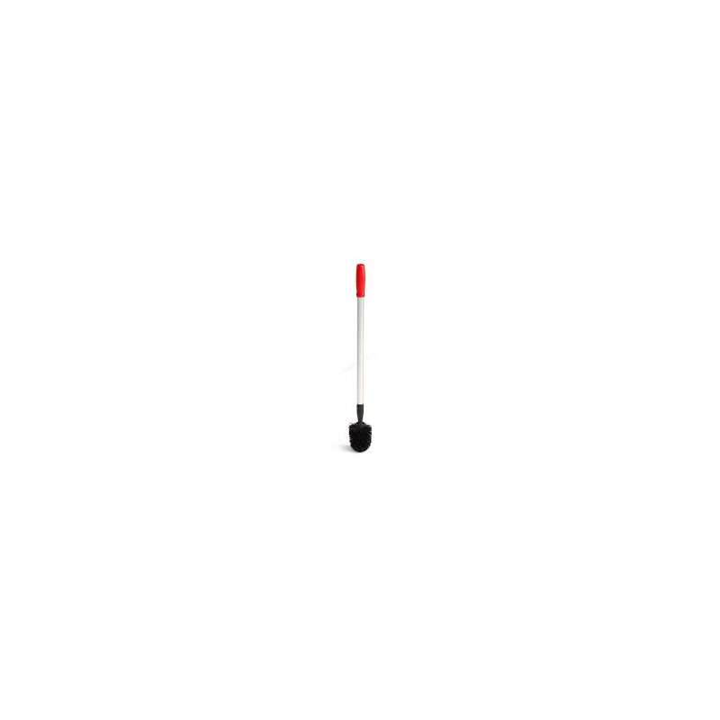 SCOPINO X WC COMPLETO DI MANICO C/MANOPOLA ROSSA