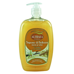 Althaea Sapone Mani&Viso 750 Ml C/Dosatore Vaniglia e Cannella