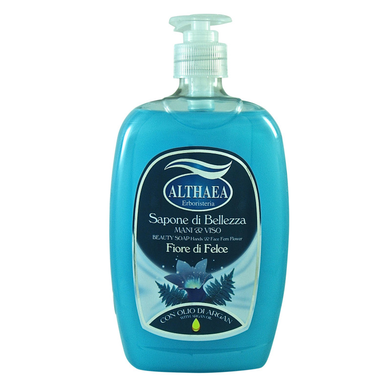 Althaea Sapone Mani&Viso 750 Ml C/Dosatore Fiori Di Felce
