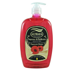 Althaea Sapone Mani&Viso 750 Ml C/Dosatore Papavero Rosso