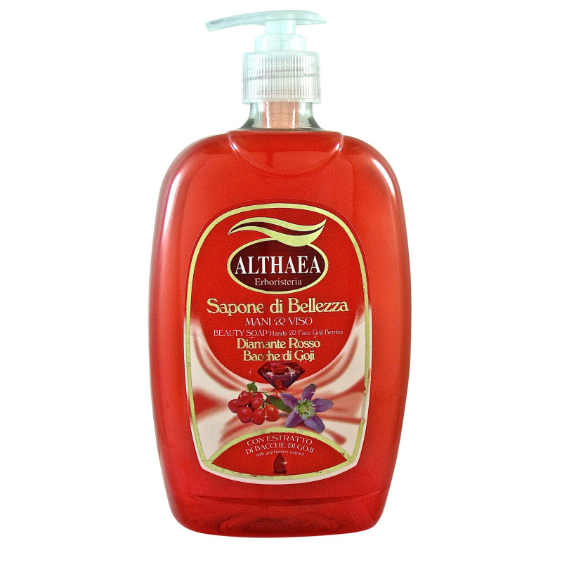 Althaea Sapone Mani&Viso 750 Ml C/Dosatore Bacche Di Goji