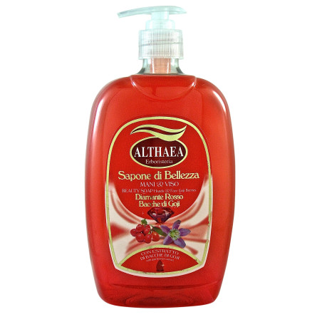 Althaea Sapone Mani&Viso 750 Ml C/Dosatore Bacche Di Goji